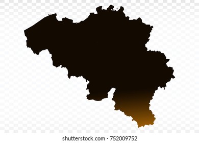 Map-Belgium map. Each city combines together eps Vector Illustration 10.