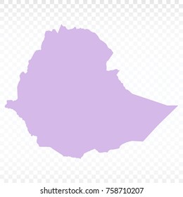 Map-Ethiopia map. Each city combines together eps Vector Illustration 10.