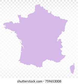 Map-France map. Each city combines together eps Vector Illustration 10.