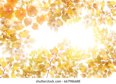 Maple autumn landscape background