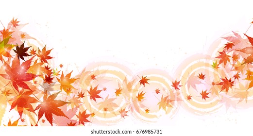 Maple autumn leaf background