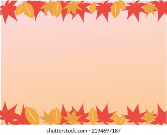 Maple and Autumn leaf background and banner. Vector illustration