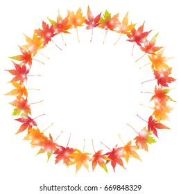 Maple autumn leaf icon