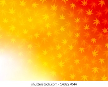 Maple autumn leaves background