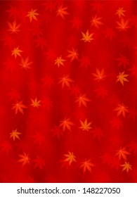 Maple autumn leaves background