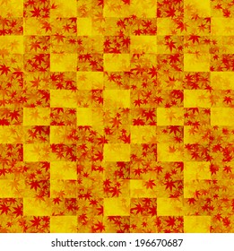 Maple autumn leaves background