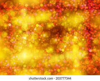 Maple autumn leaves background