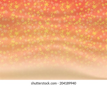  Maple autumn leaves background
