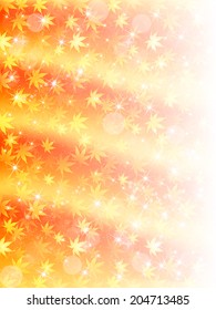Maple autumn leaves background