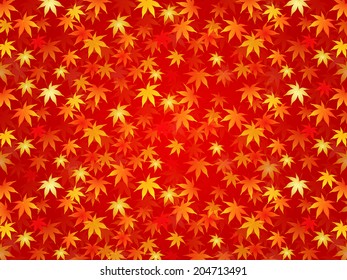 Maple autumn leaves background