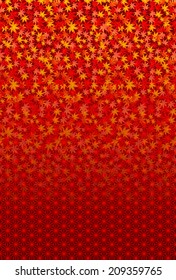  Maple autumn leaves background