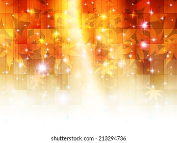 Maple autumn leaves background
