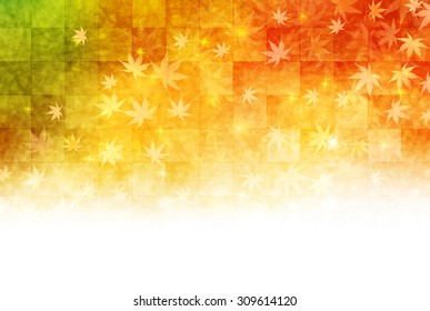 Maple autumn leaves background