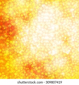 Maple autumn leaves background