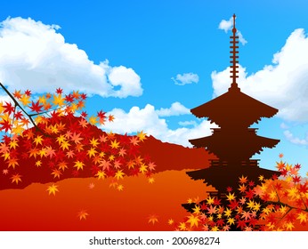 京都 秋 のイラスト素材 画像 ベクター画像 Shutterstock