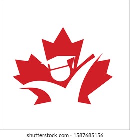 Maple Canada Graduation Student Logo 