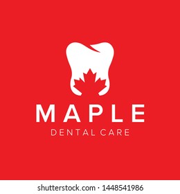 Maple Dental Care Logo Template