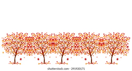 Maple foliage background