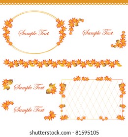 maple frame set