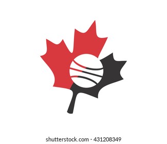 maple hockey image vector icon