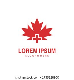 Logo del Hospital Maple. Diseño de vectores.