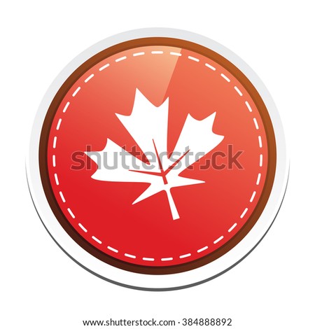 Maple Icon Stock Vector (Royalty Free) 384888892 - Shutterstock