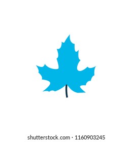 Maple icon colored symbol. Premium quality isolated leaf element in trendy style.