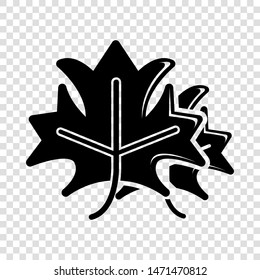 Maple icon. Simple illustration of maple vector icon for web
