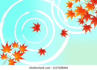 Maple Japanese style background image