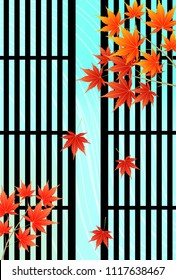 Maple Japanese style background image