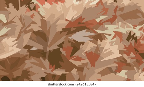 maple leaf autumn polygon abstract background fall color