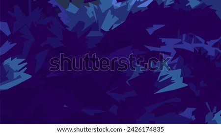 maple leaf autumn polygon abstract background blue