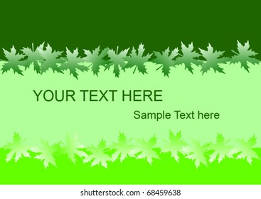 Maple leaf background