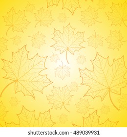 Maple Leaf Background. Autumn 