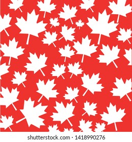 Maple leaf of canada background design