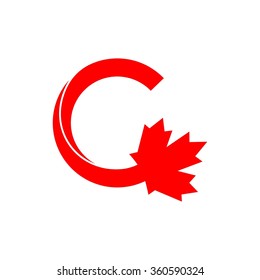 Maple Leaf Canada Logo Stock Vector (Royalty Free) 360590324 | Shutterstock