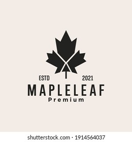 Maple Leaf Canada Logo Design Vector