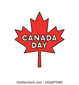 Maple leaf and canada symbol design
