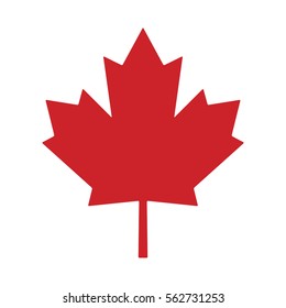 maple leaf canada vector symbol icon design. Beautiful illustration isolated on white background
