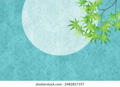 maple leaf hot summer background