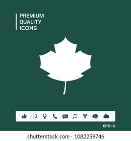 Maple leaf icon