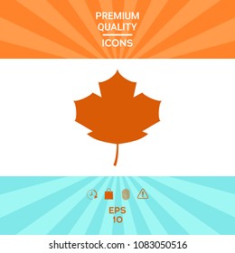Maple leaf icon