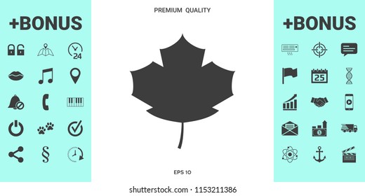 Maple leaf icon