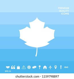 Maple leaf icon
