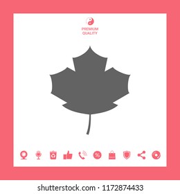 Maple leaf icon