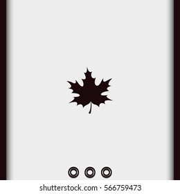 Maple leaf icon.