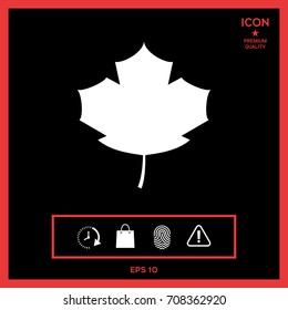 Maple leaf icon
