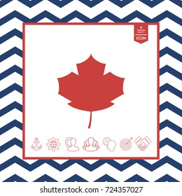 Maple leaf icon