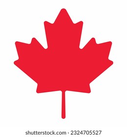 Maple leaf icon. Canadian symbol. Canada flag. Canada. Vector illustration. stock illustration stock illustration