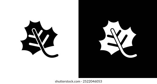 Maple Leaf icon design simple vector symbol
